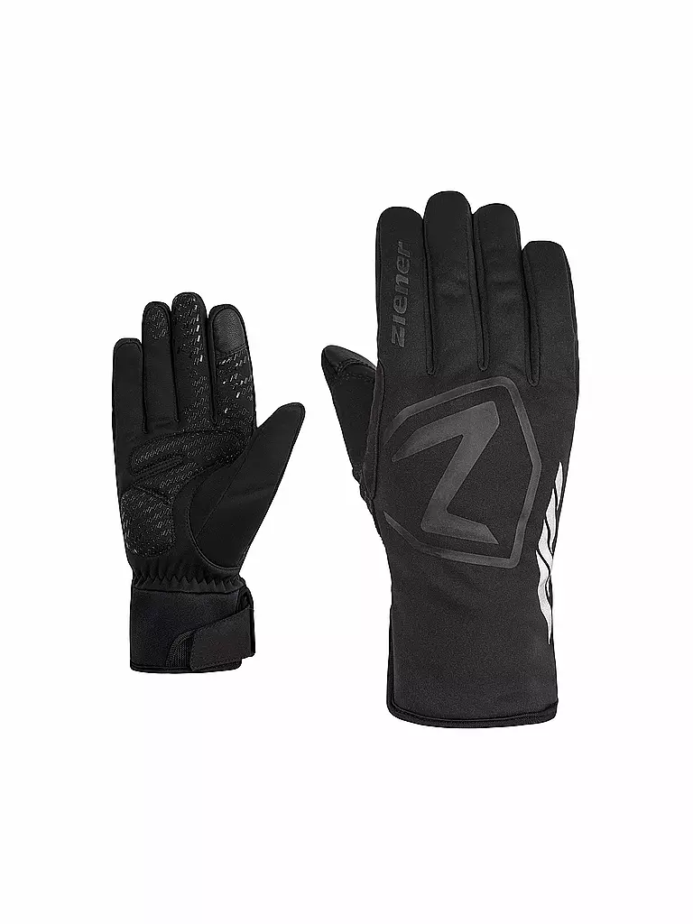ZIENER | Guanti da ciclismo invernali DAQUA AS® TOUCH | Nero