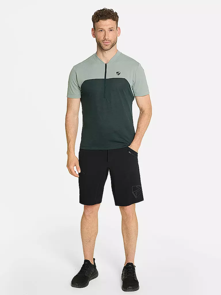 ZIENER | Maglia da ciclismo da uomo Narius | Verde scuro