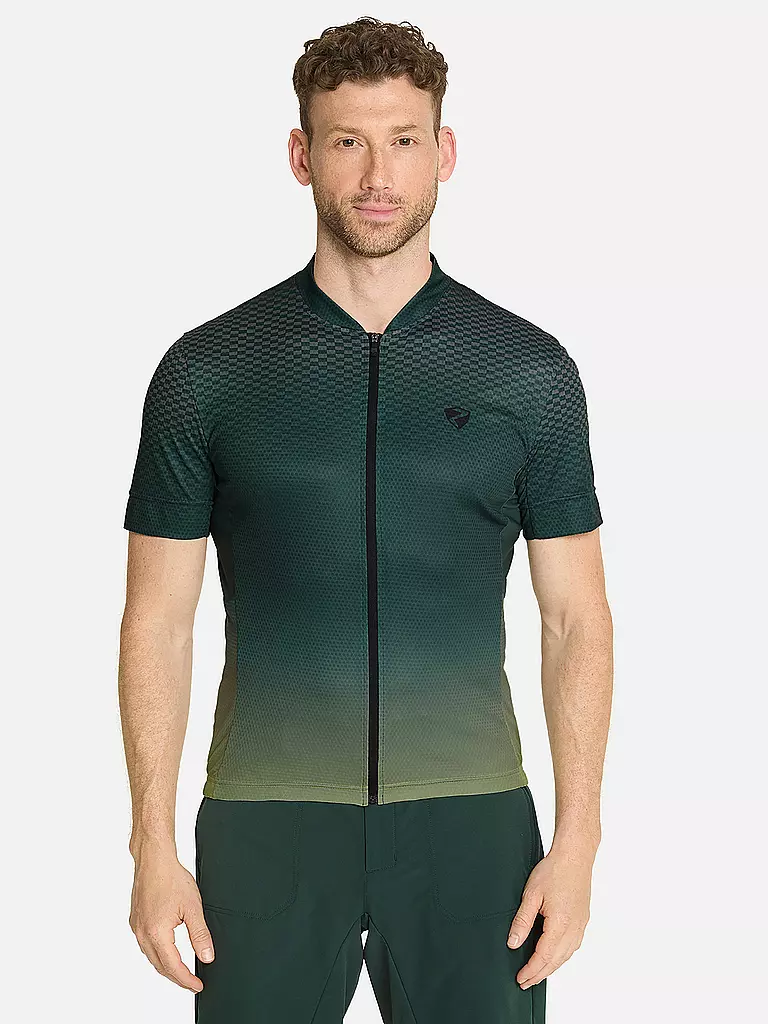 ZIENER | Maglia da ciclismo da uomo Nelete | Verde scuro