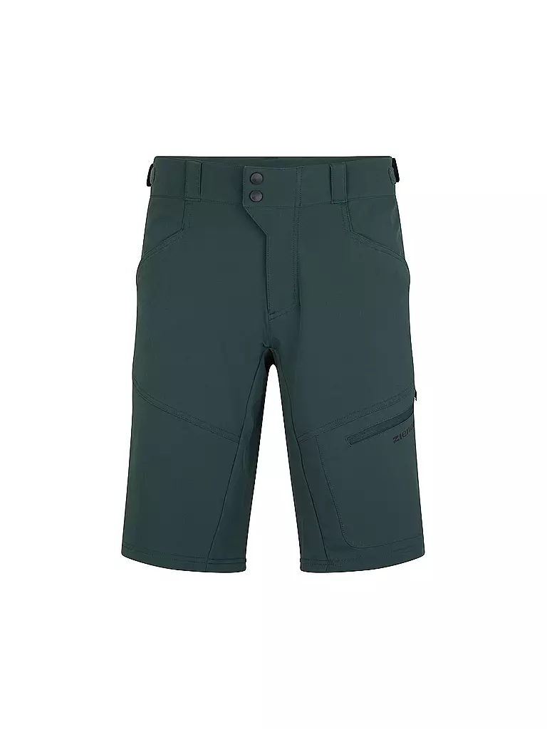 ZIENER | Pantaloncini da ciclismo da uomo Nelat X-Funktion | Verde scuro