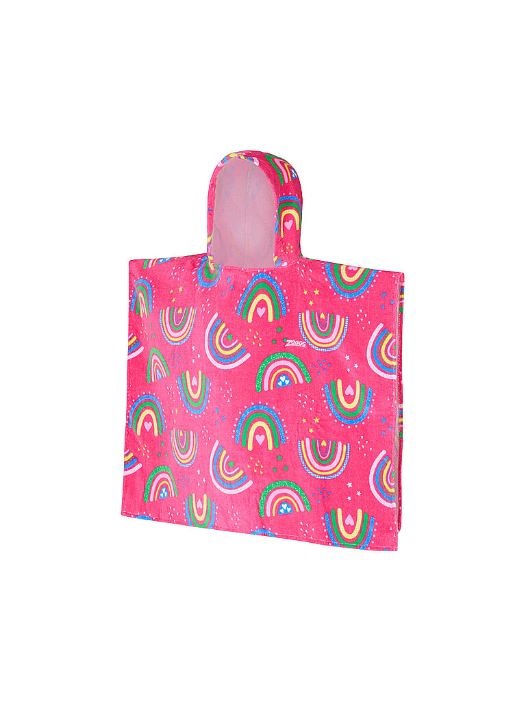 Poncho per bambini rosa 5-10 Jahre