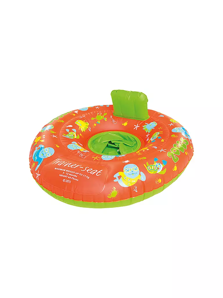 ZOGGS | Ciambella salvagente Trainer Seat 3-12 mesi | Arancione